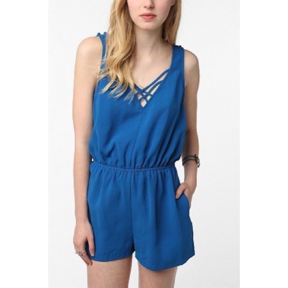 Silence + Noise Multi-Strap Romper - image 1